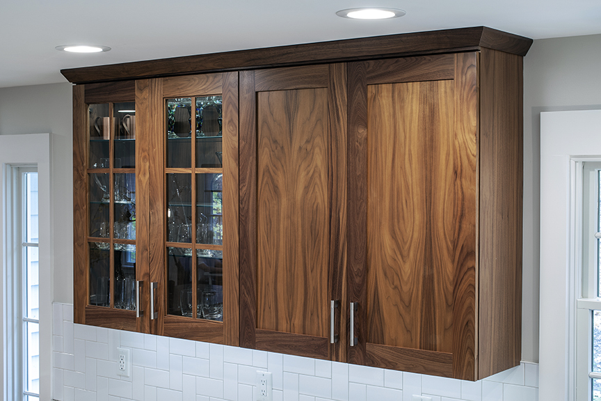 Custom Walnut Cabinetry